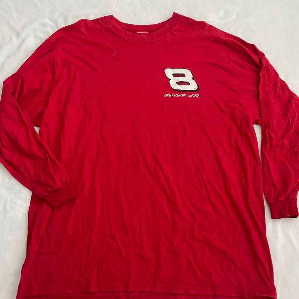 Dale Jr Nascar Racing Long Sleeve Shirt Men's XL Vintage Racing Graphic 2000s